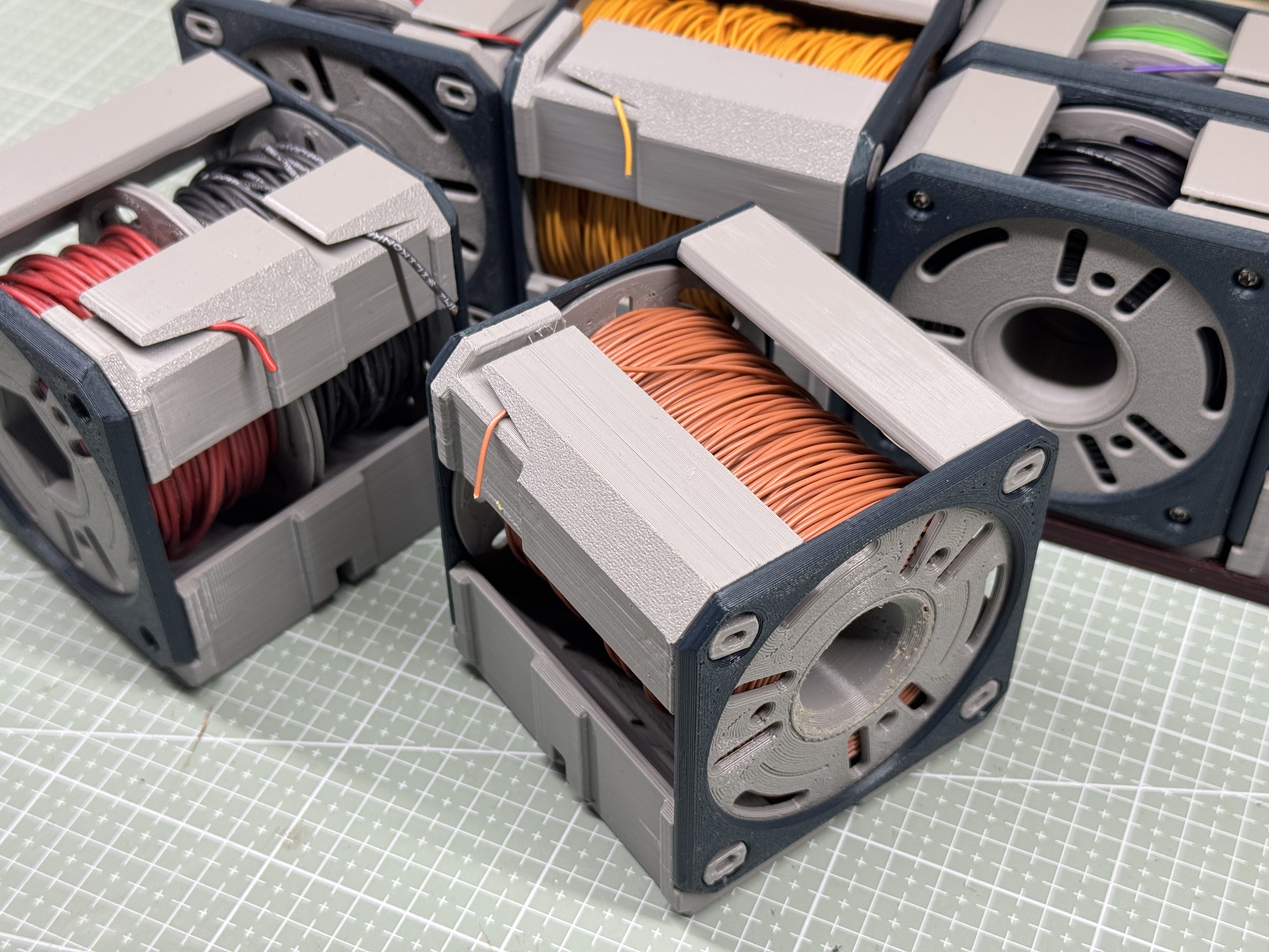 Cable Spool Holder Gridfinity 3D model thumbnail