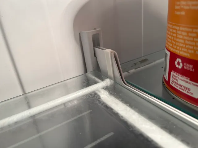 GE Fridge Snapped Broken Bar Fix