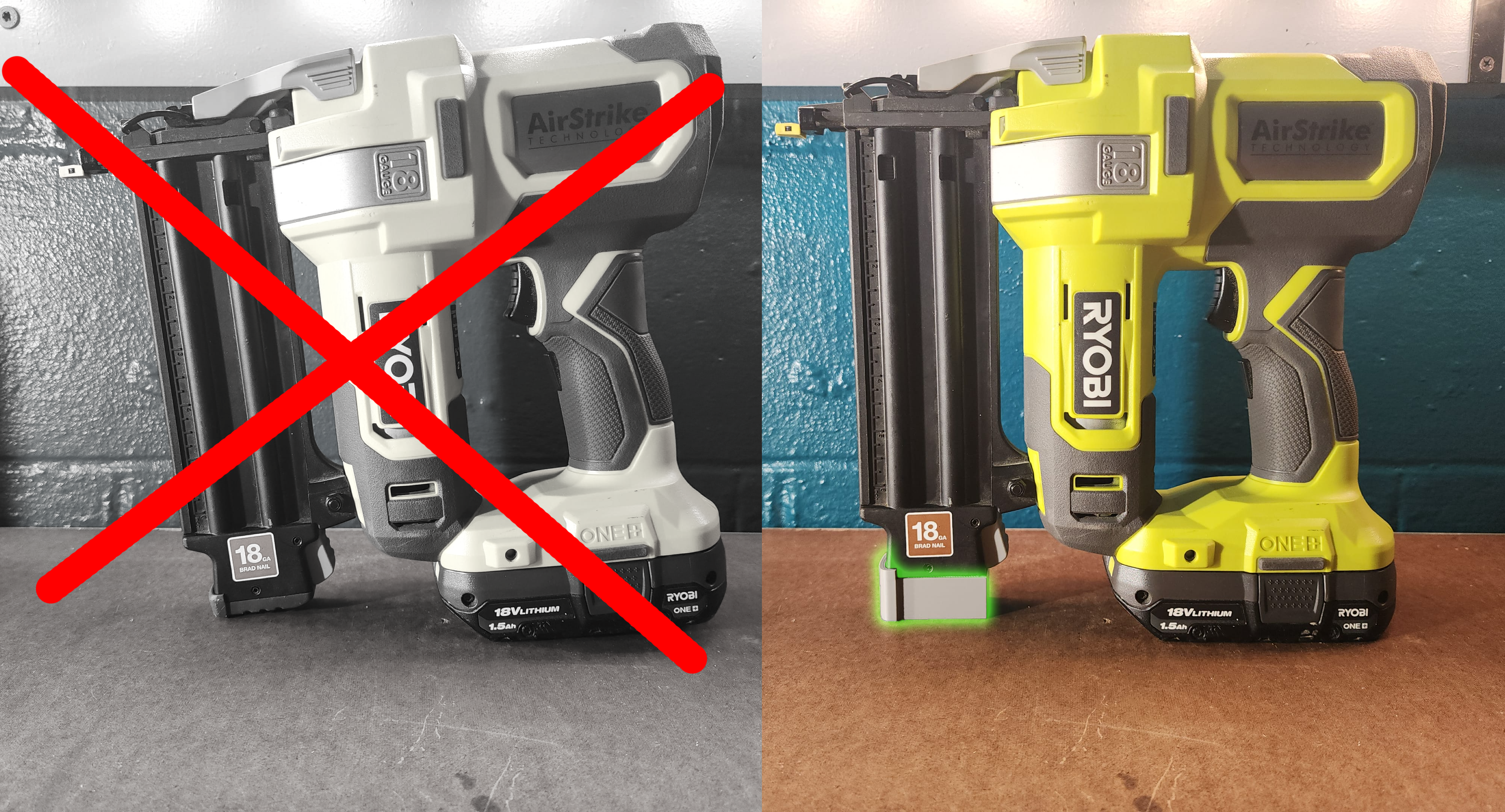Ryobi P321 Brad Nailer Balancer (Instructions in Description)