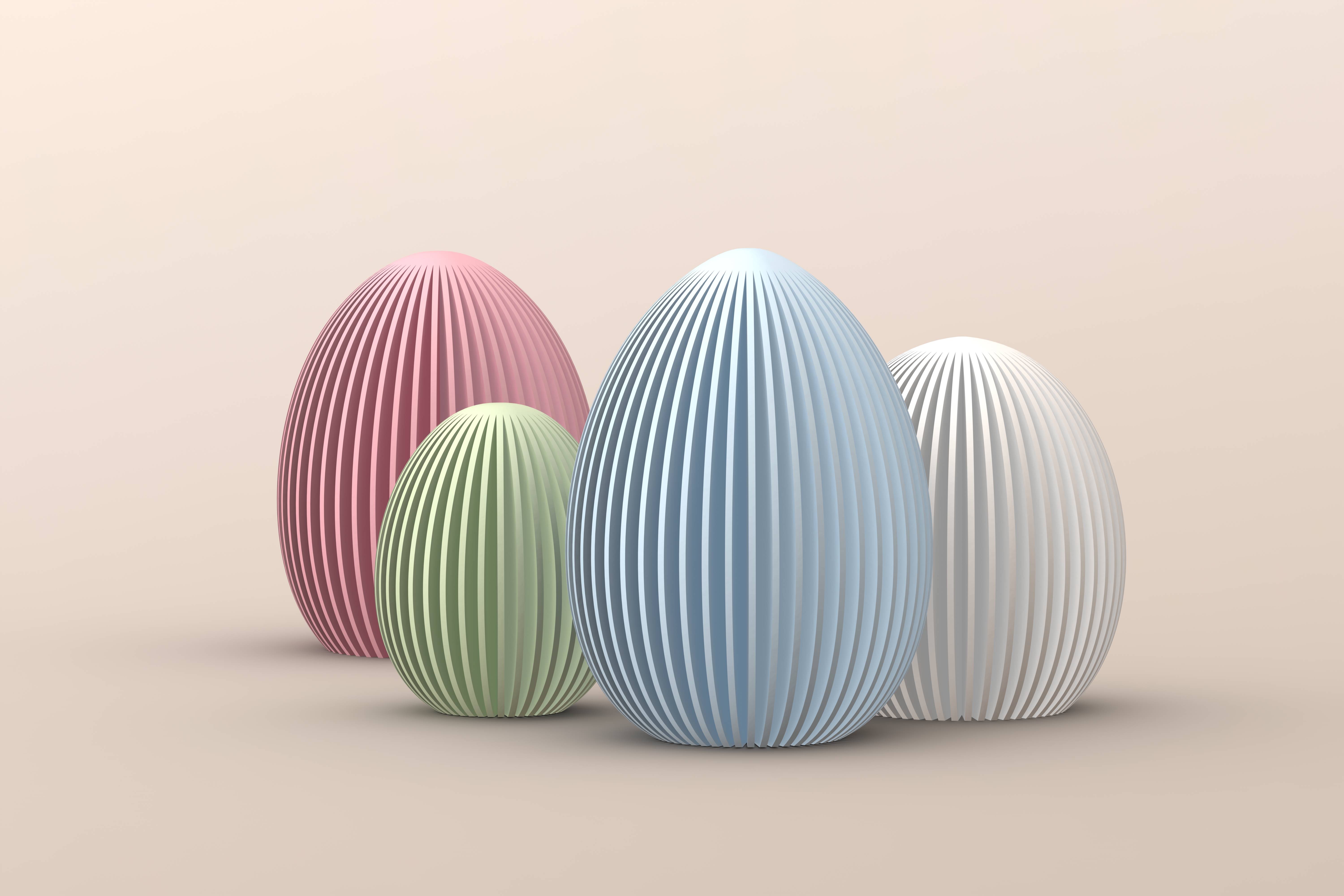 Miniatura 3 do modelo 3D Modern (Easter) Egg Decoration