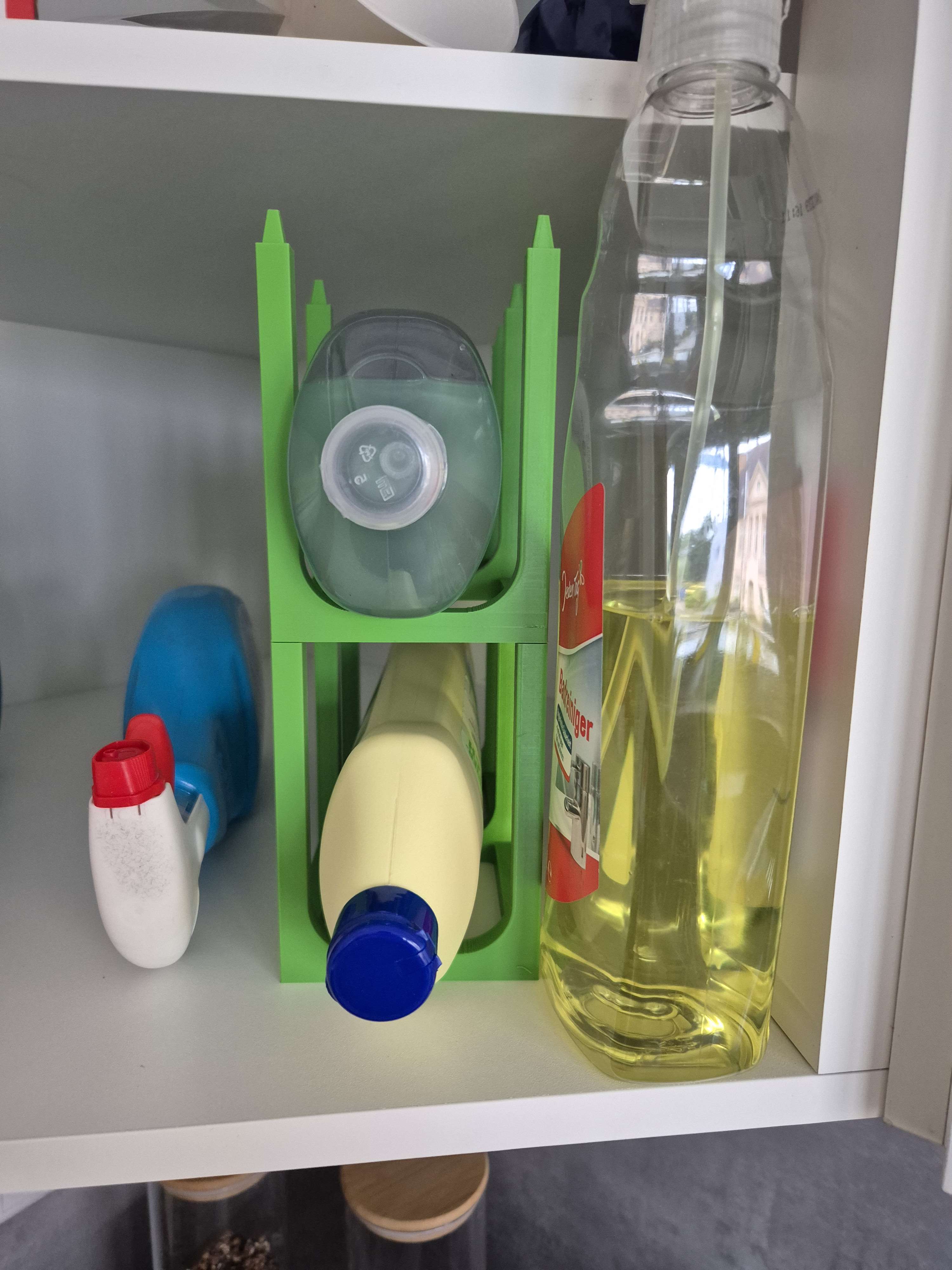 cleaning agent rack