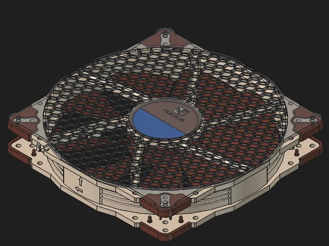 Noctua NF-A20 200mm fan conver