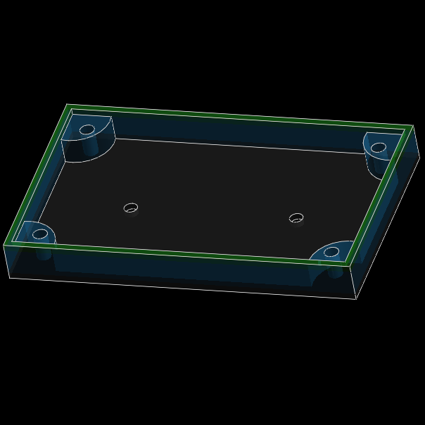 Microcontroller Wall / Surface Mount Enclosure for CircuitSetup Solderable Breadboard — thumbnail 2