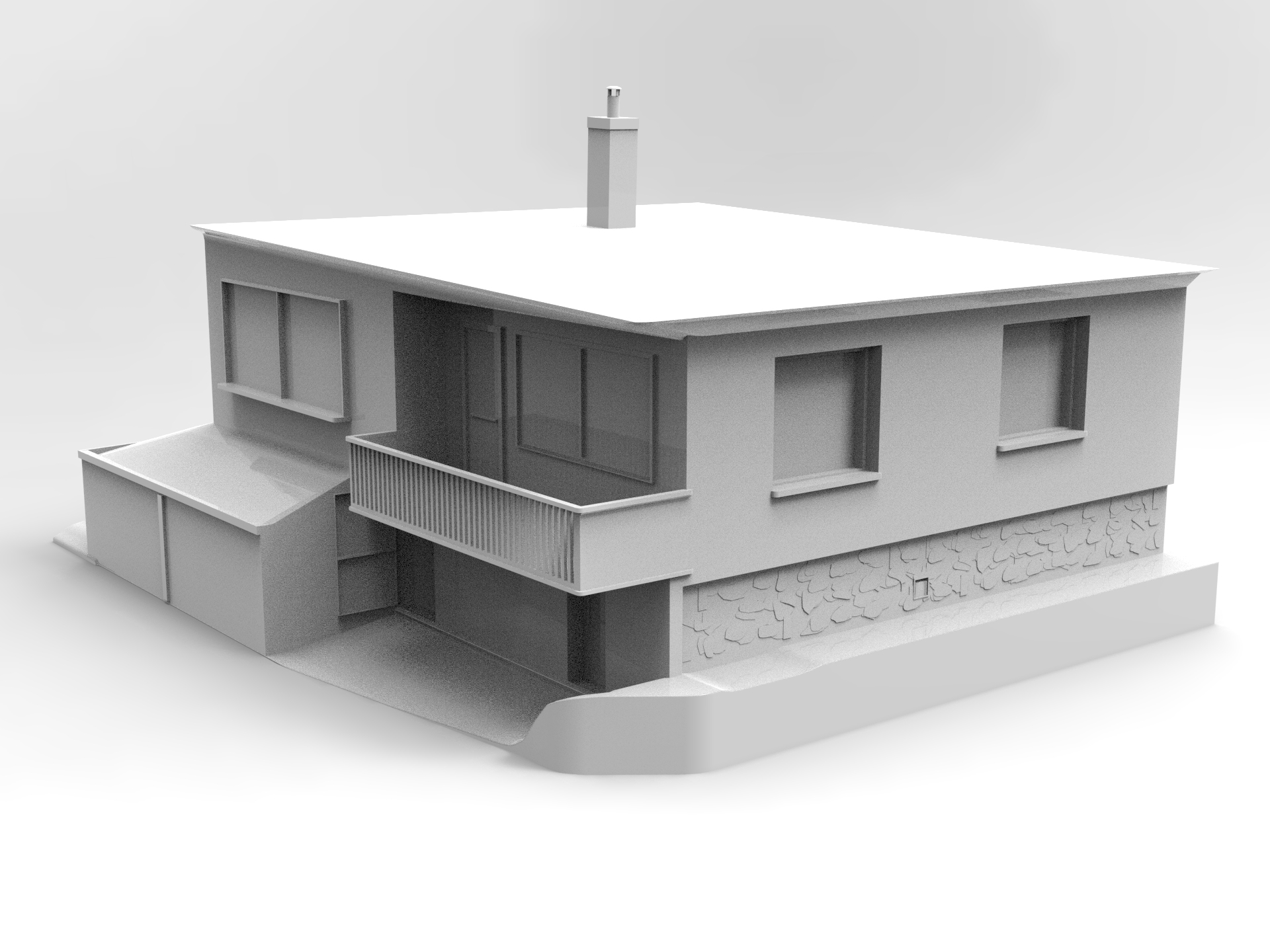 N SCALE HOUSE