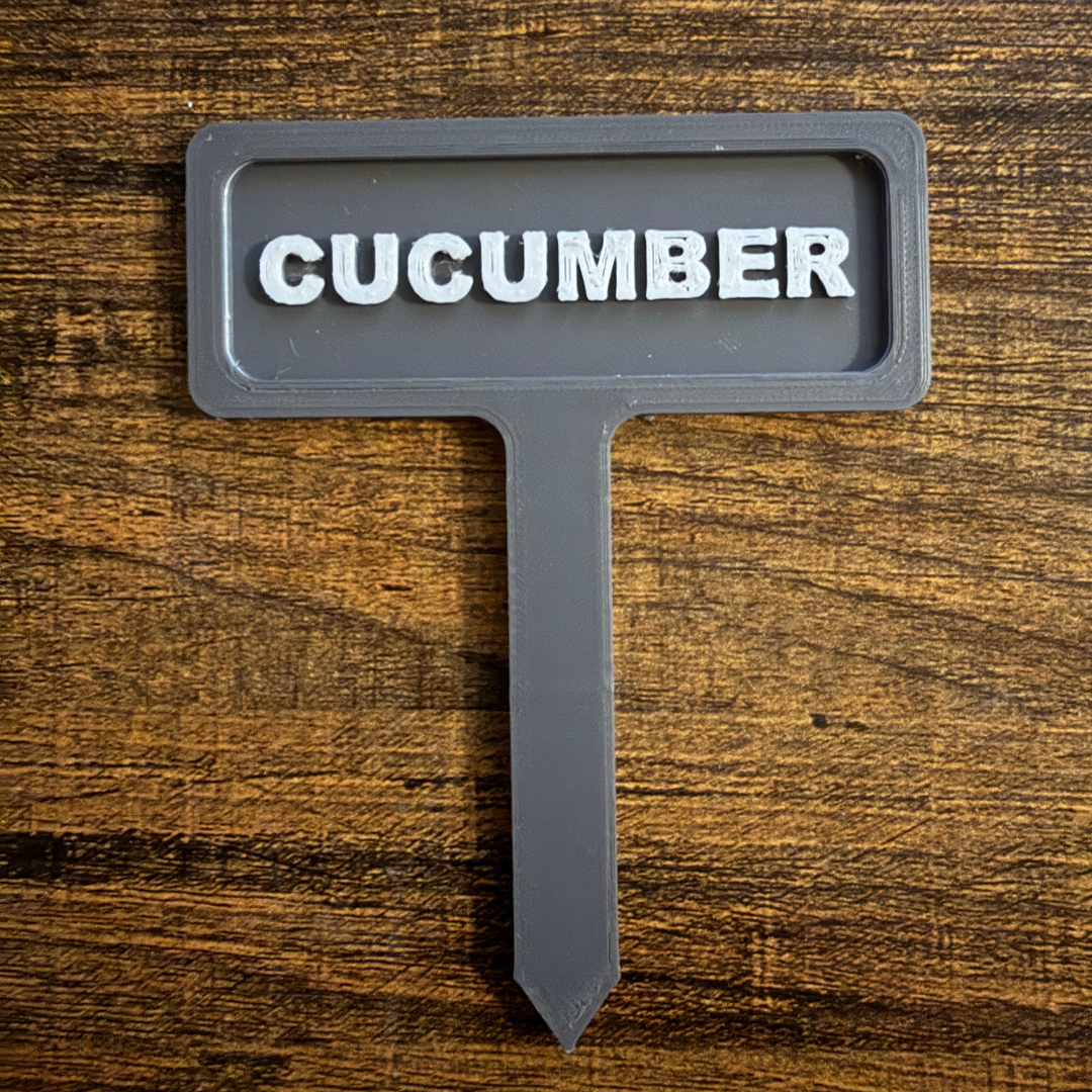 Cucumber Garden Marker | 3D Print 3MF