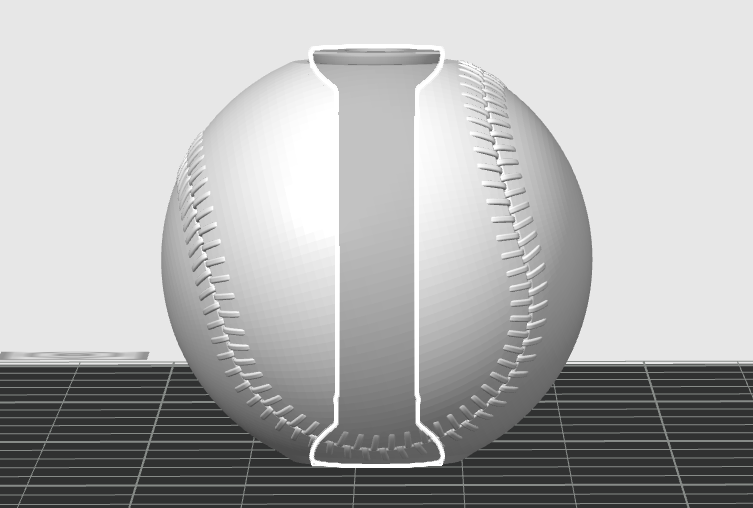 Miniatura 5 do modelo 3D Mini Baseball Fidget Spinner