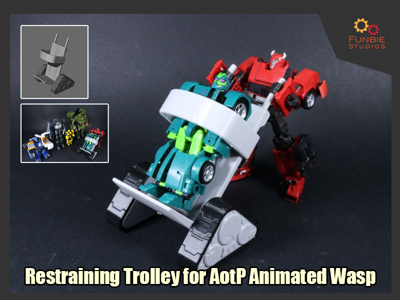 Restraining Trolley for Transformers Age of the Primes Animated Wasp