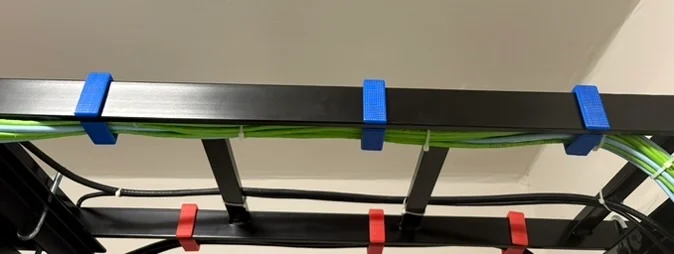 Network Rack Cable Tray Cable Holder — miniatura 3