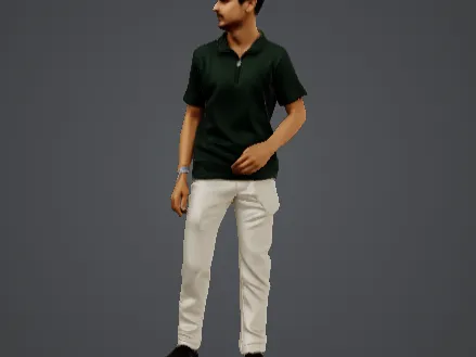 3d Figurine of a boy.