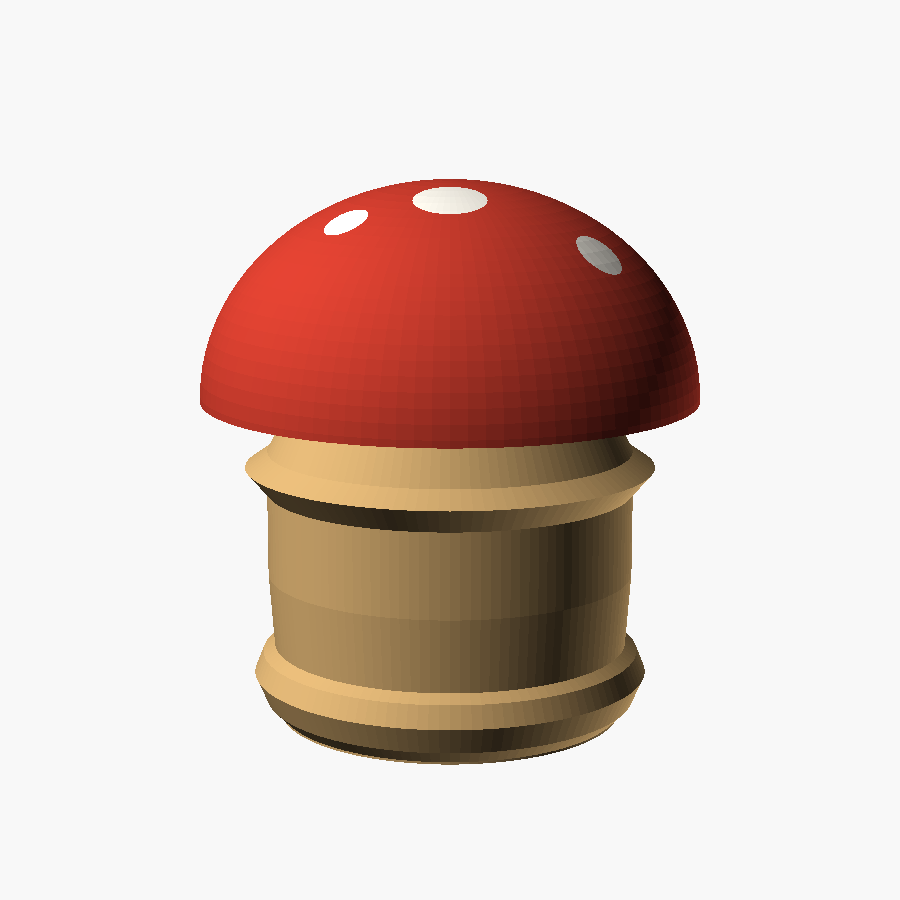 Toadstool — twist-open bonbon capsule — miniatura 4