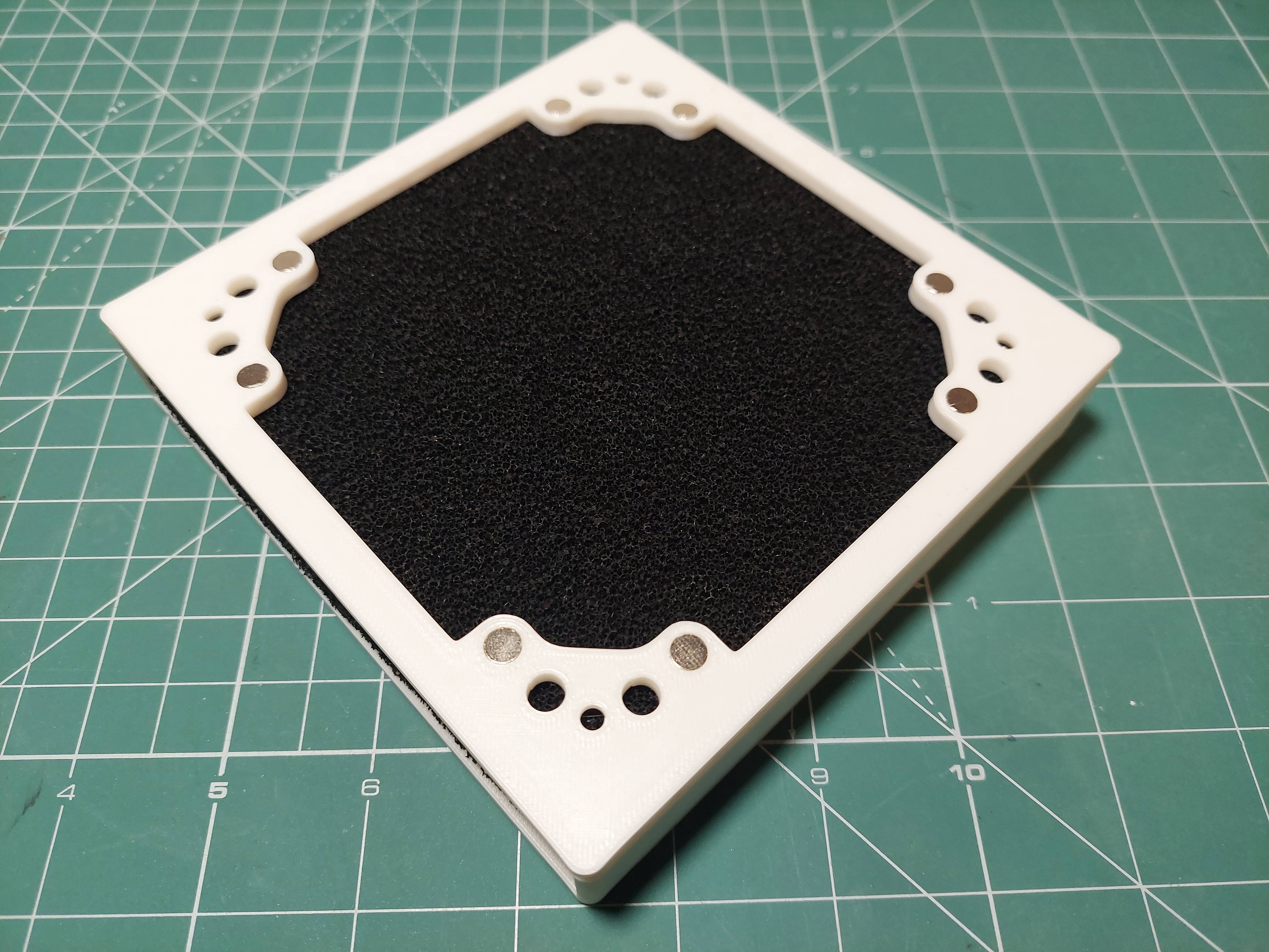 Magnetic air filter solution for Prusa enclosures