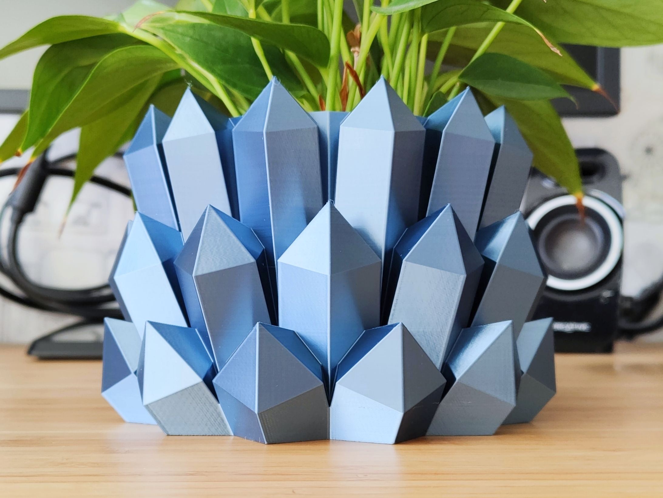 Moon Crystal Plant pot and Decor Planter - Flower Pot Design