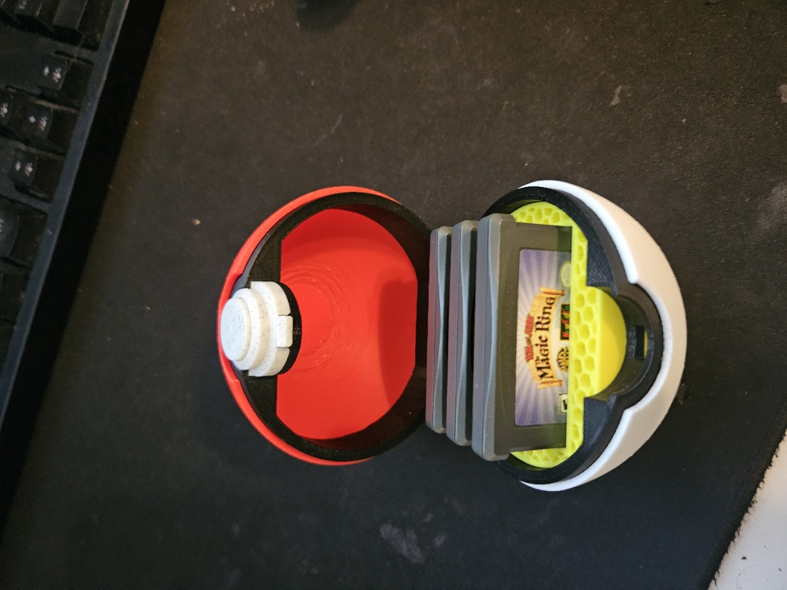 cart holder for 3 gba carts