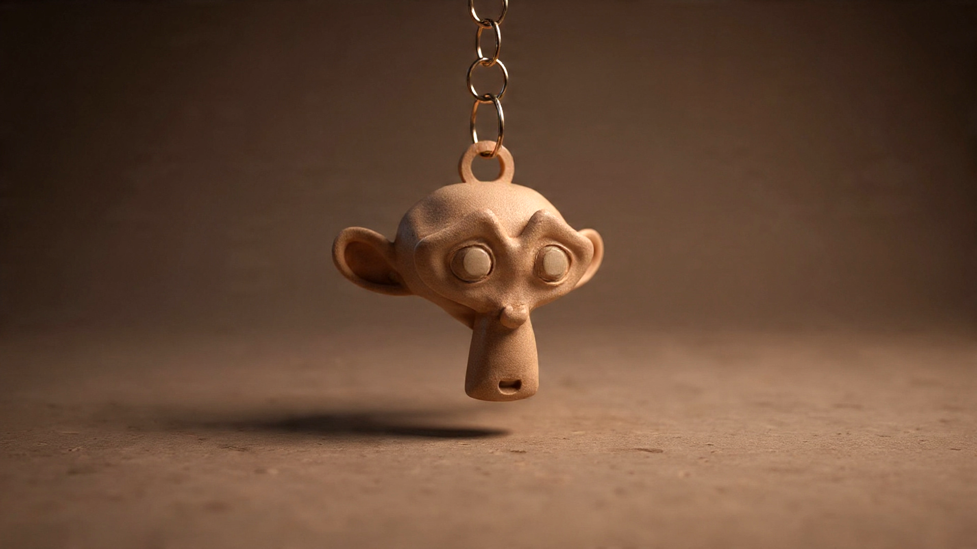 Miniatura 4 do modelo 3D Blender 3D Monkey Keychain 2 Versions