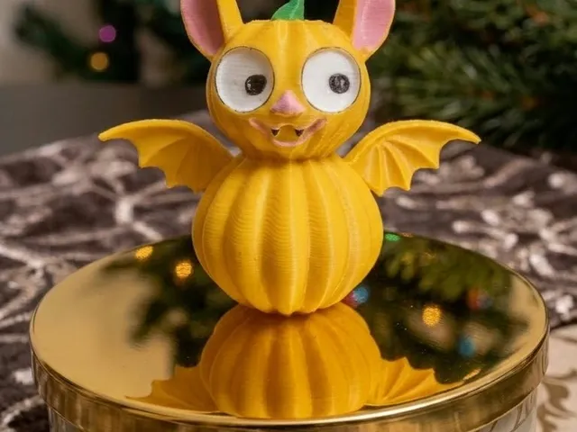 Halloween Pumpkin Bat