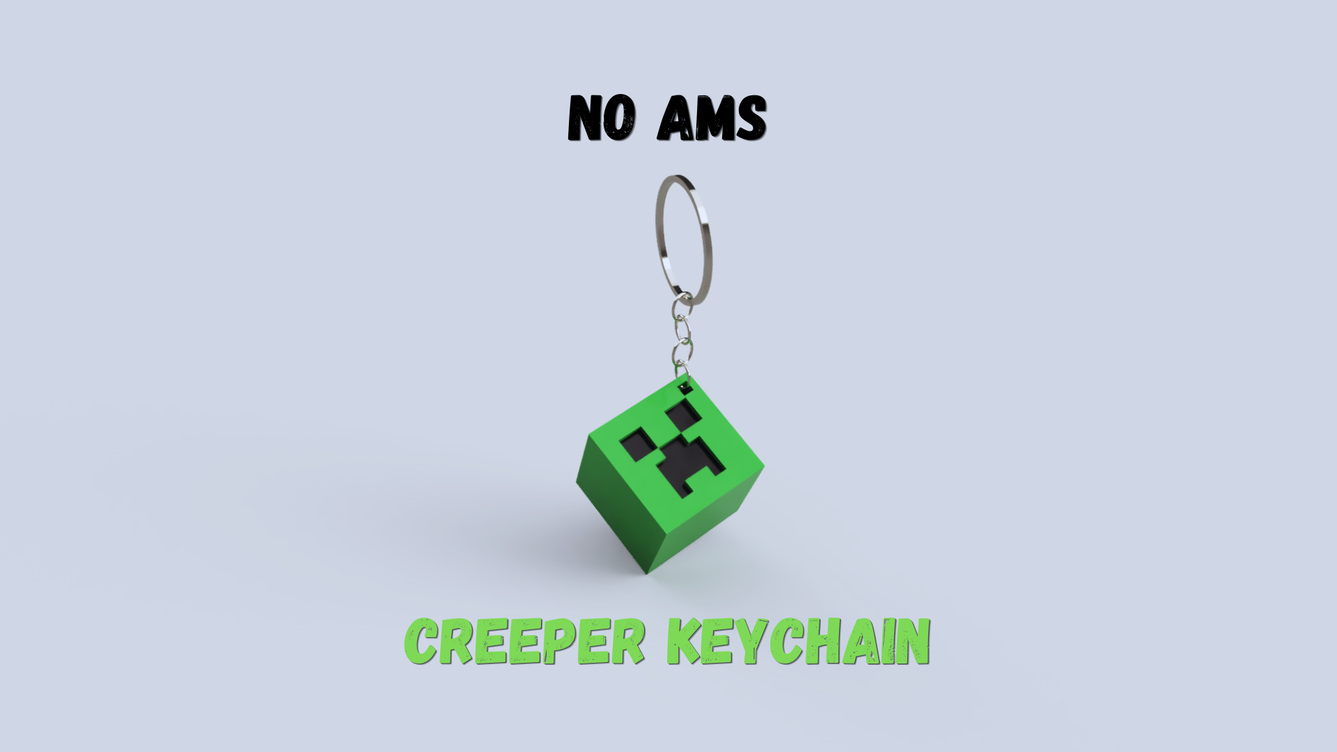 Minecraft Creeper keychain