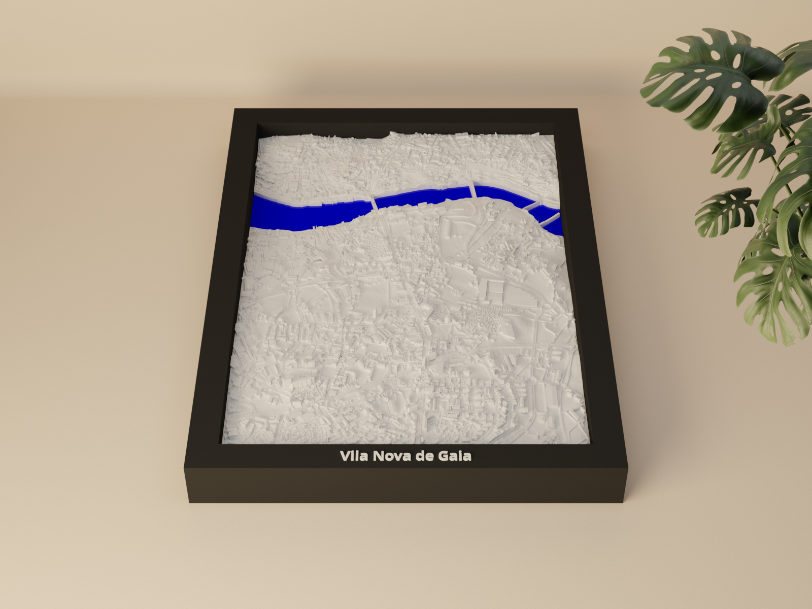 Vila Nova de Gaia, Portugal - 3D Miniature
