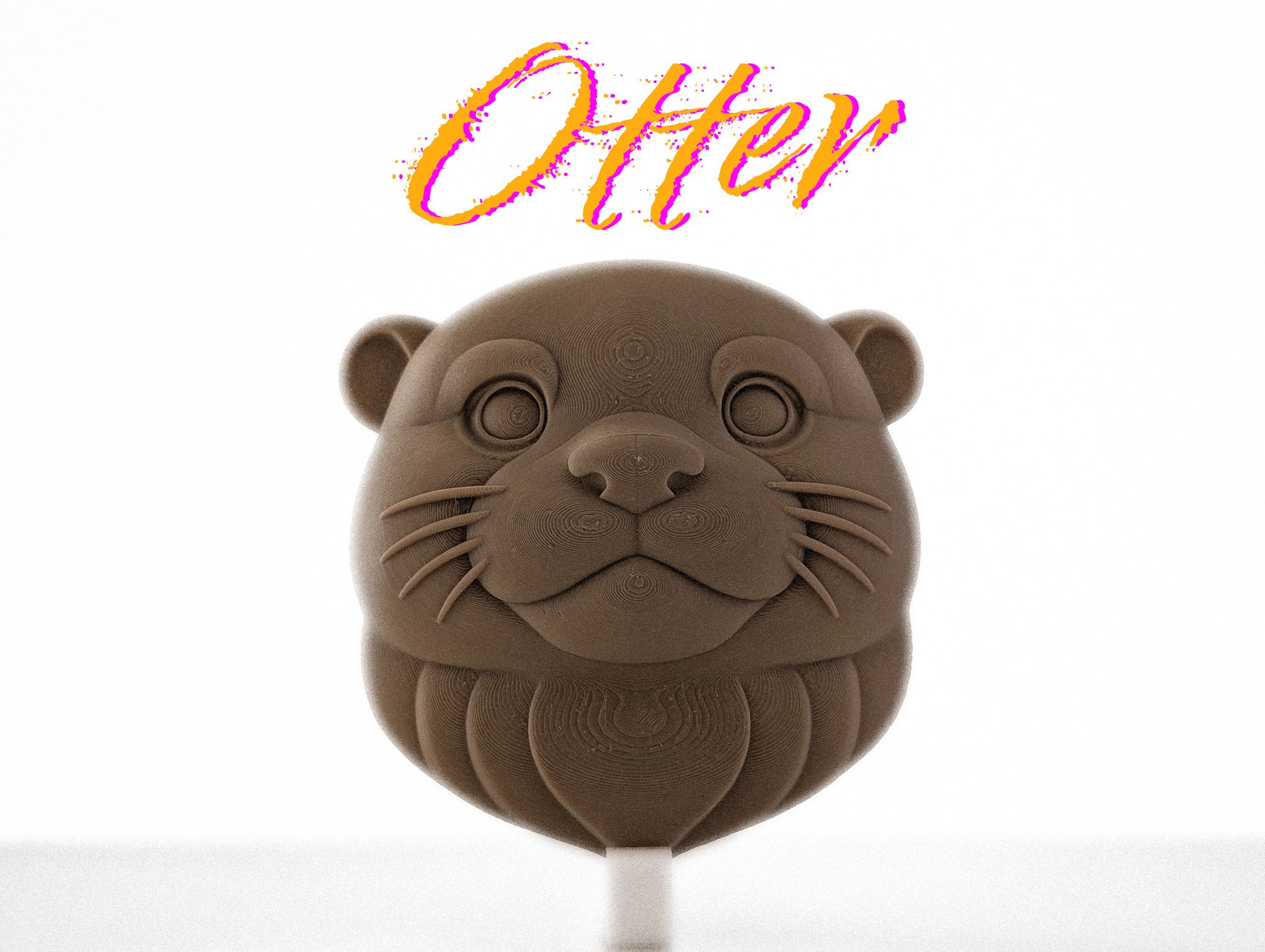 Otter Head – Ready-to-Hang Wall Sculpture