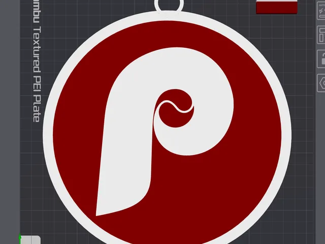 Philadelphia Phillies Oversized Necklace Retro Logo