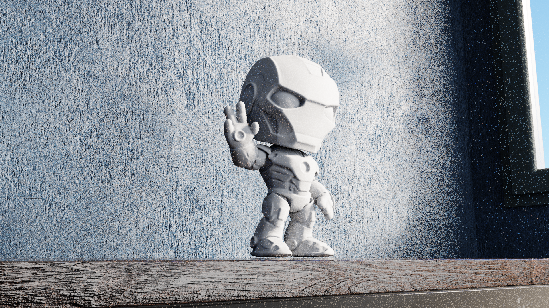 Chibi Waving Ironman — miniatura 2