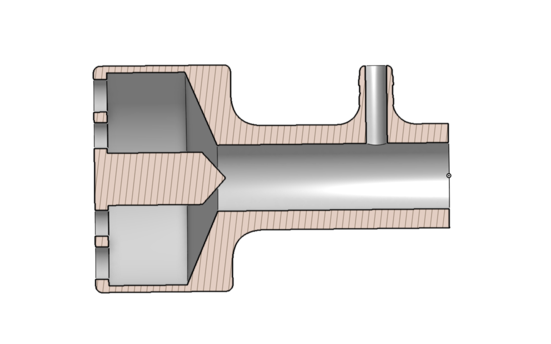 Fish tank filter output