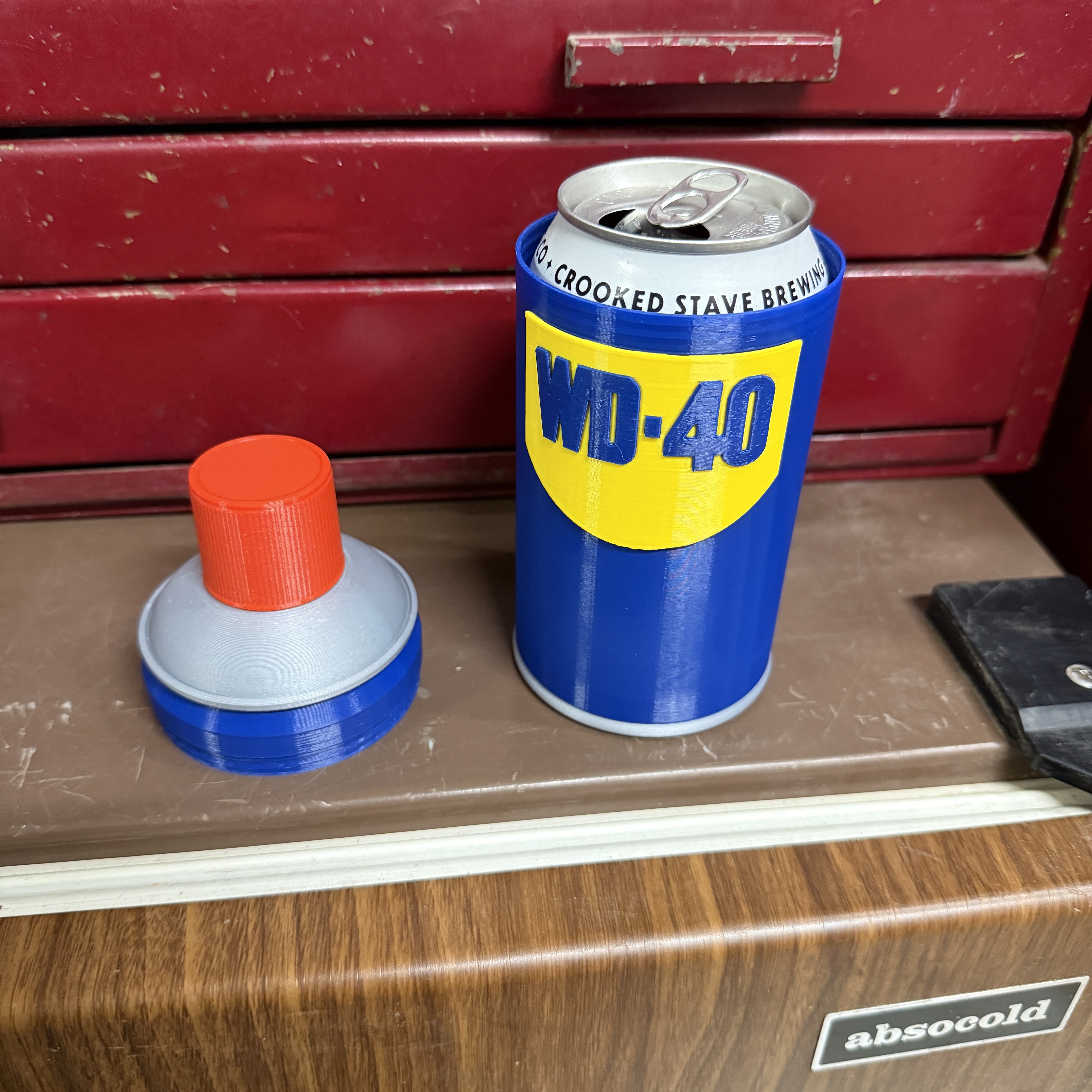 WD-40 Beer Koozie