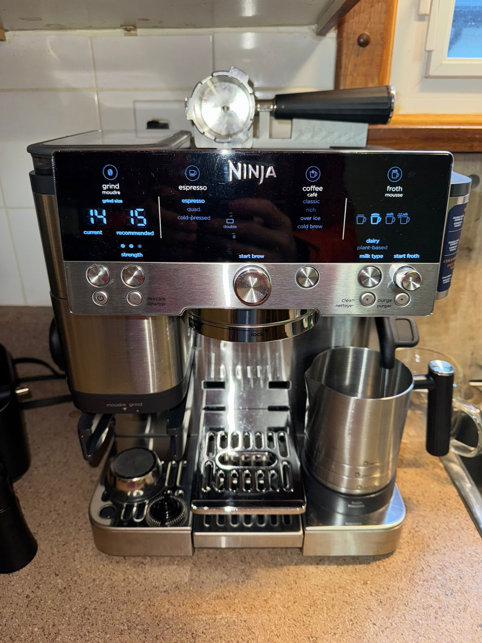 Ninja Luxe Cafe Premier Series Portafilter holder