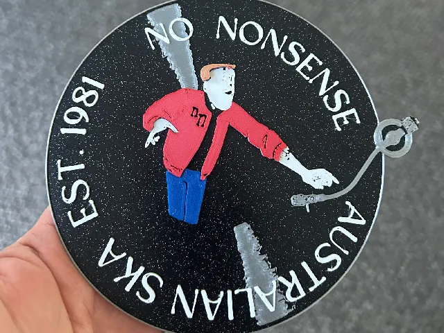 No Nonsense - Australia ska from the 80s - 3d logo
