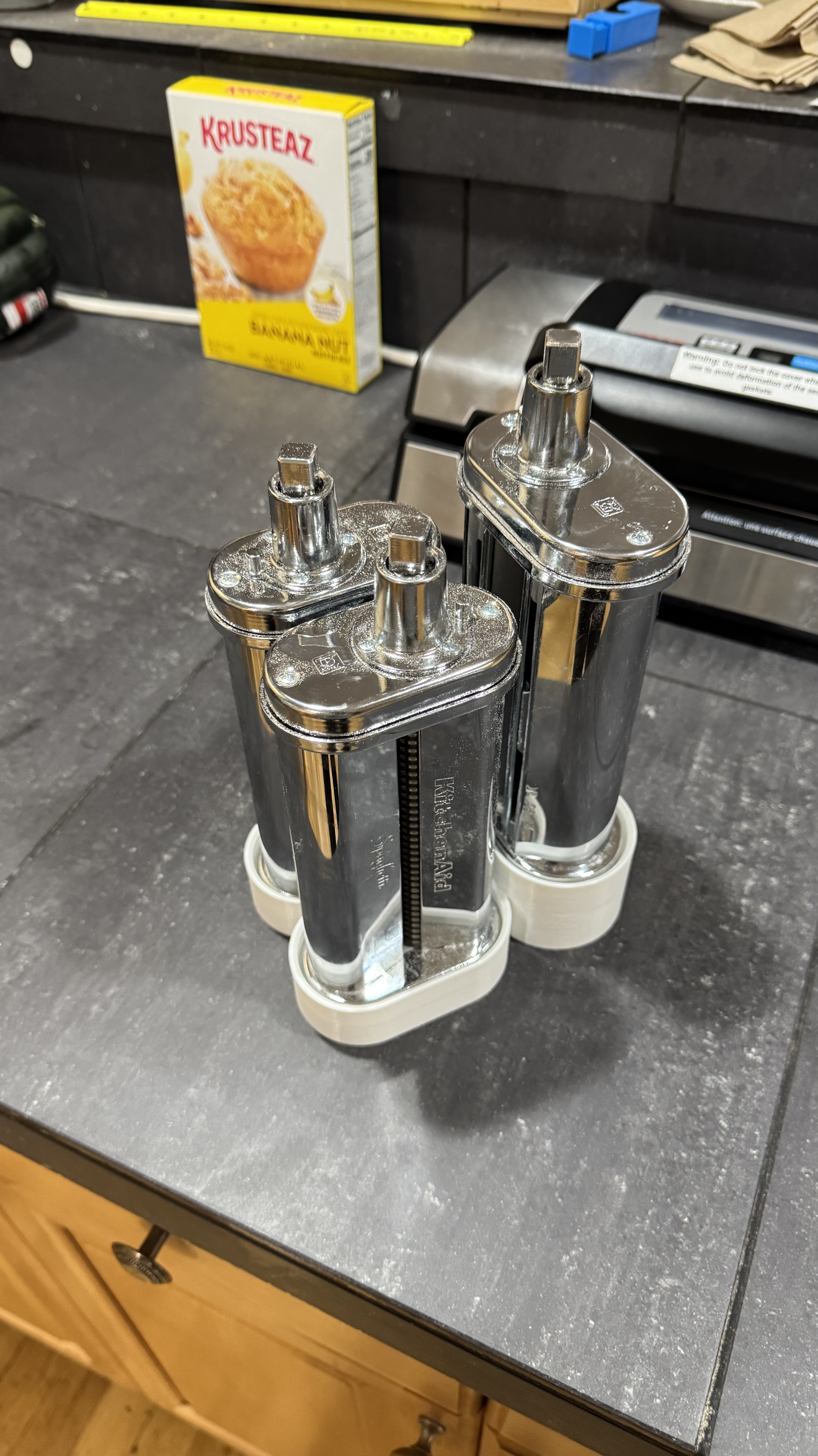 Kitchenaid 3 pc pasta roller holder