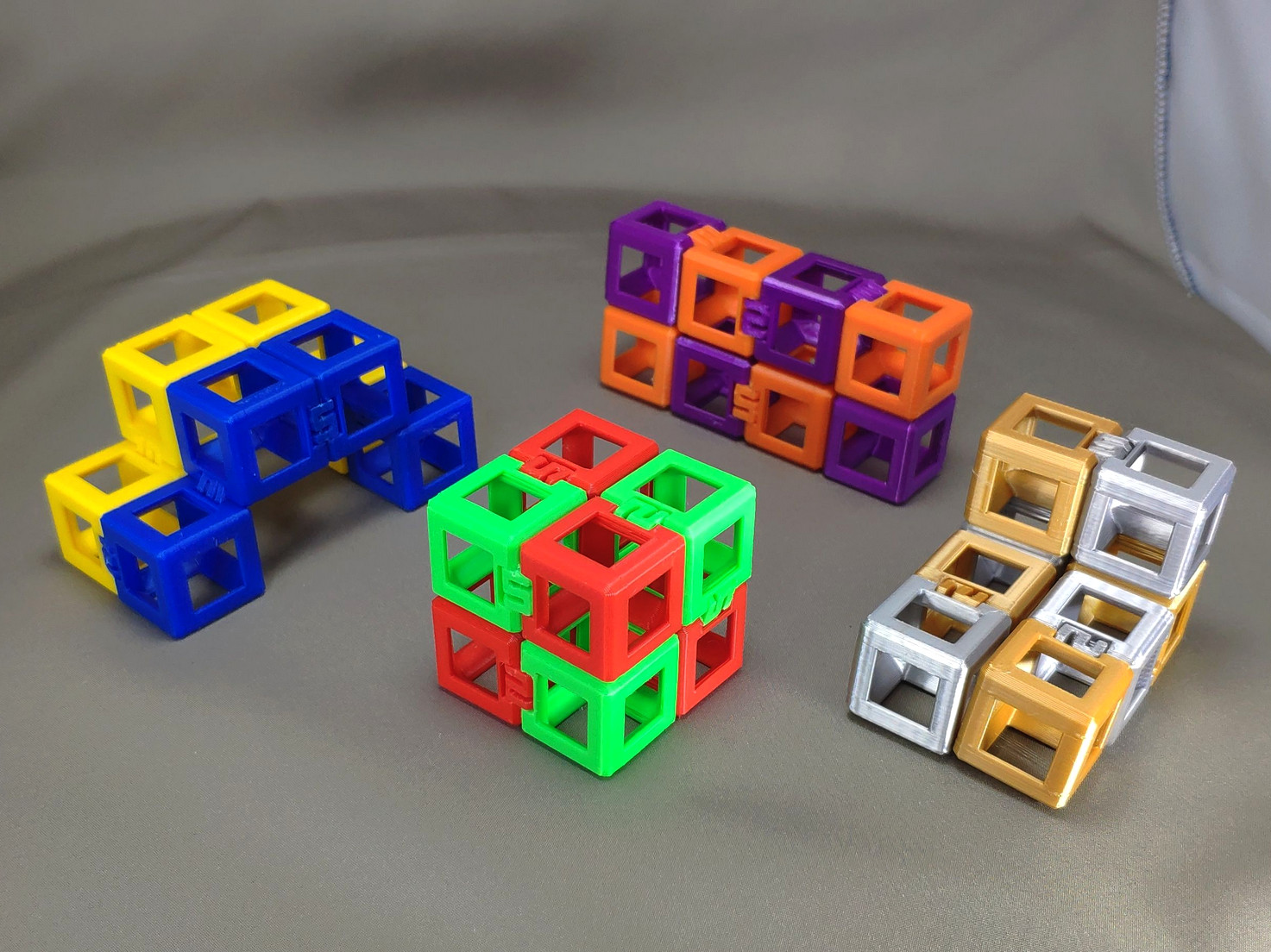 Miniatura 2 do modelo 3D Infinity Cube Fidget Wireframe