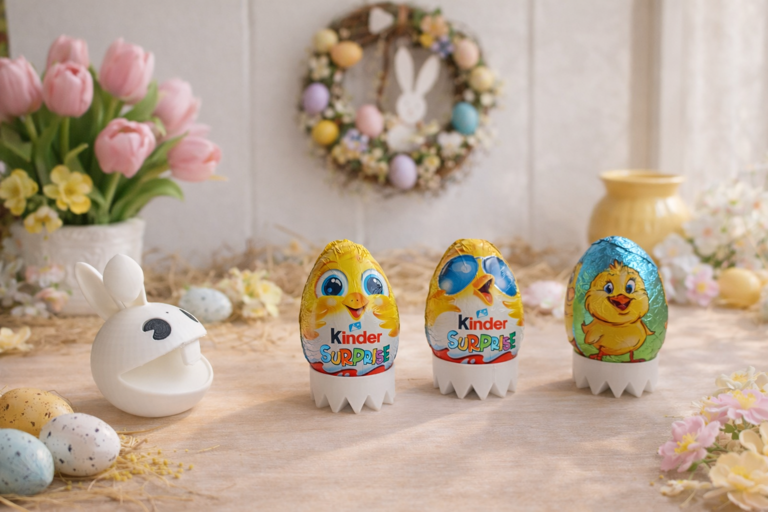 Pac man easter decoration