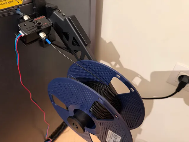Sovol SV08 – Inverted side spool holder with BIGTREETECH SFS V2.0 mount (enclosure friendly)
