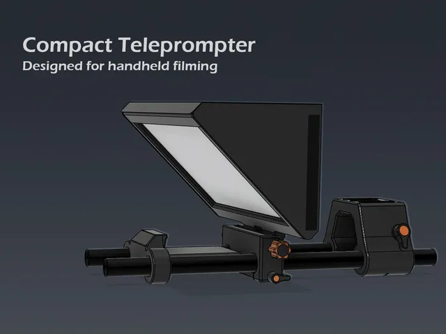 Compact Handheld Teleprompter
