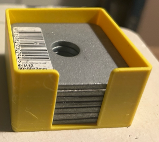 50x50x3mm Washer Holder