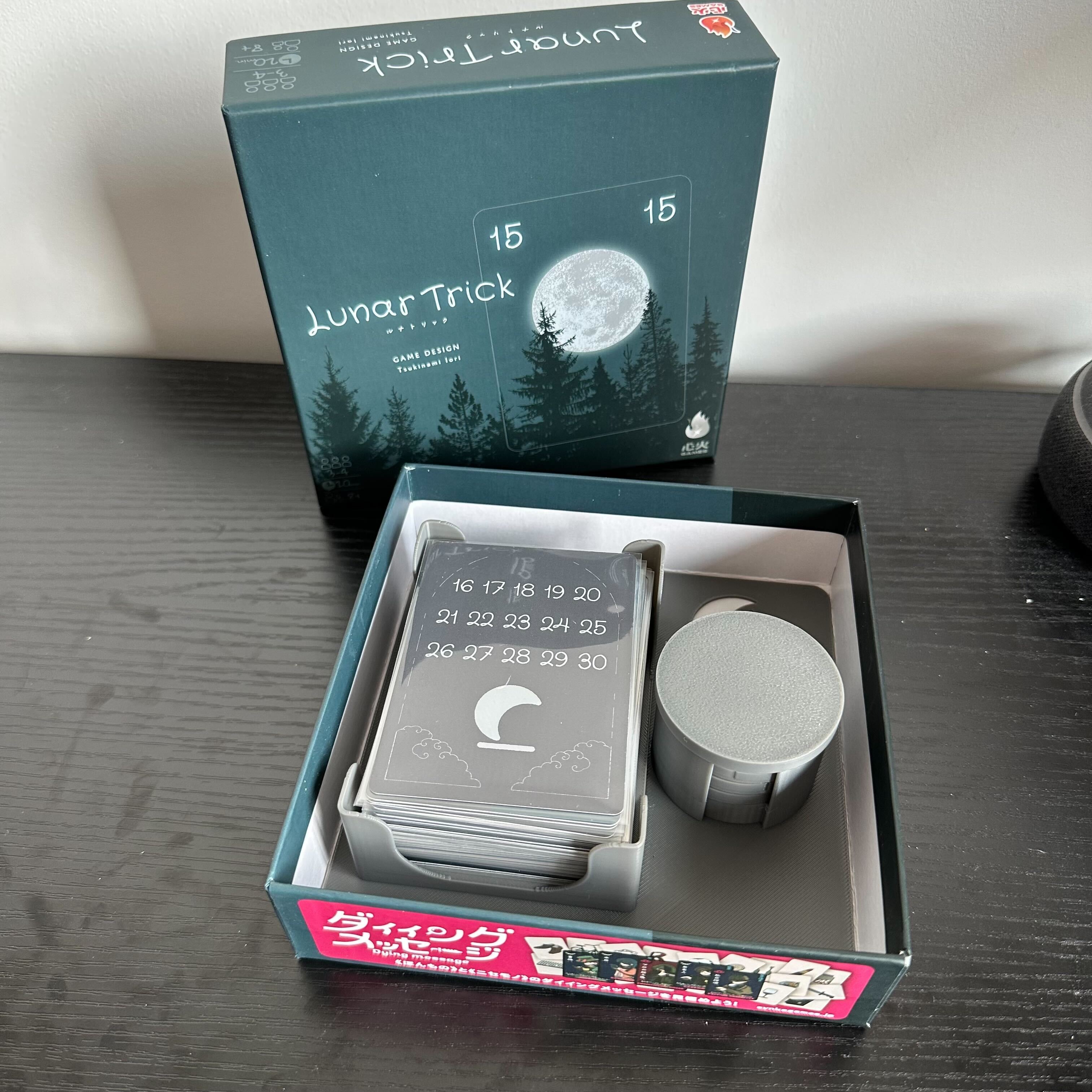 Lunar Trick board game Insert
