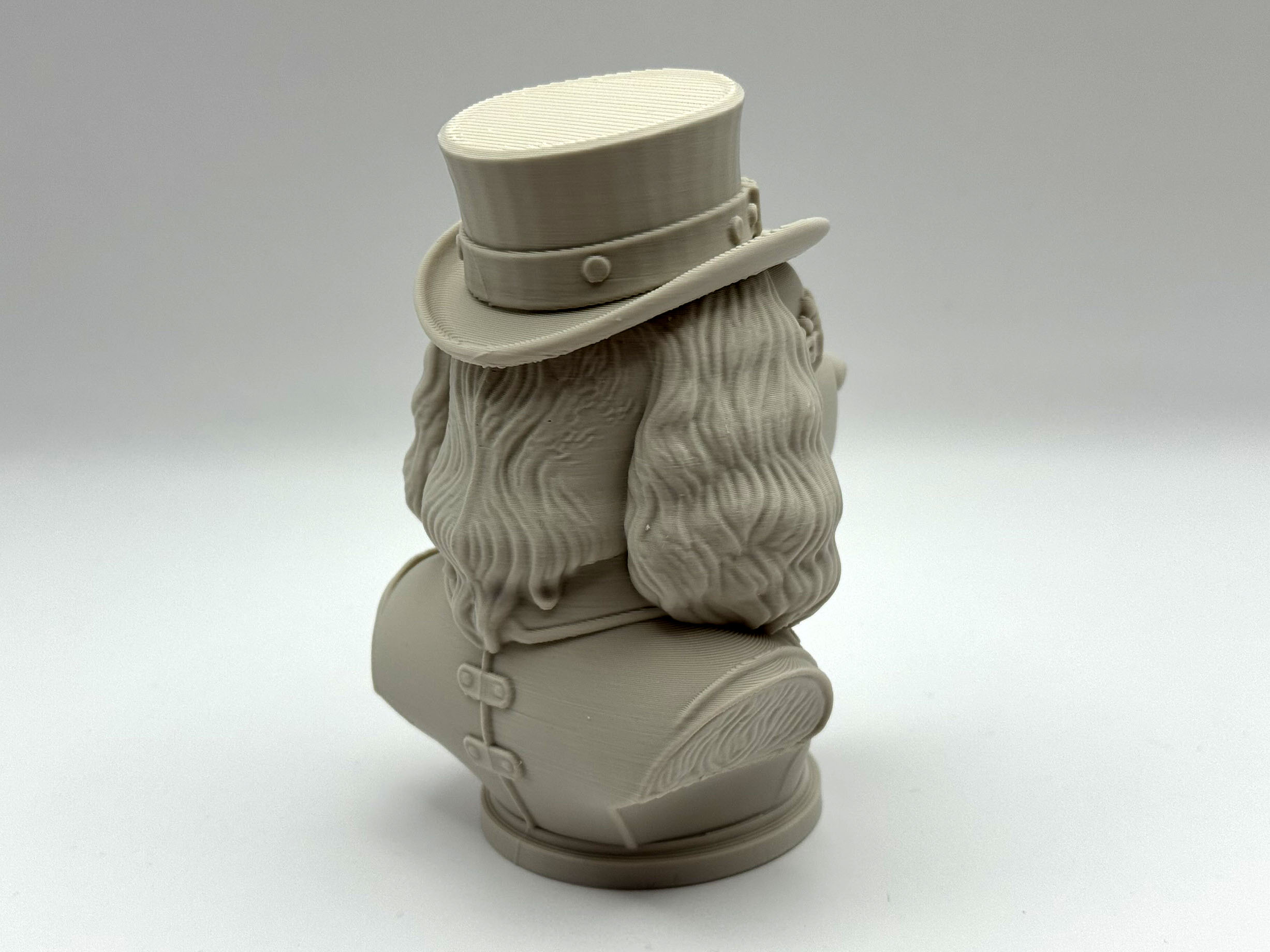 Miniatura 2 do modelo 3D Steampunk Cocker Spaniel Bust
