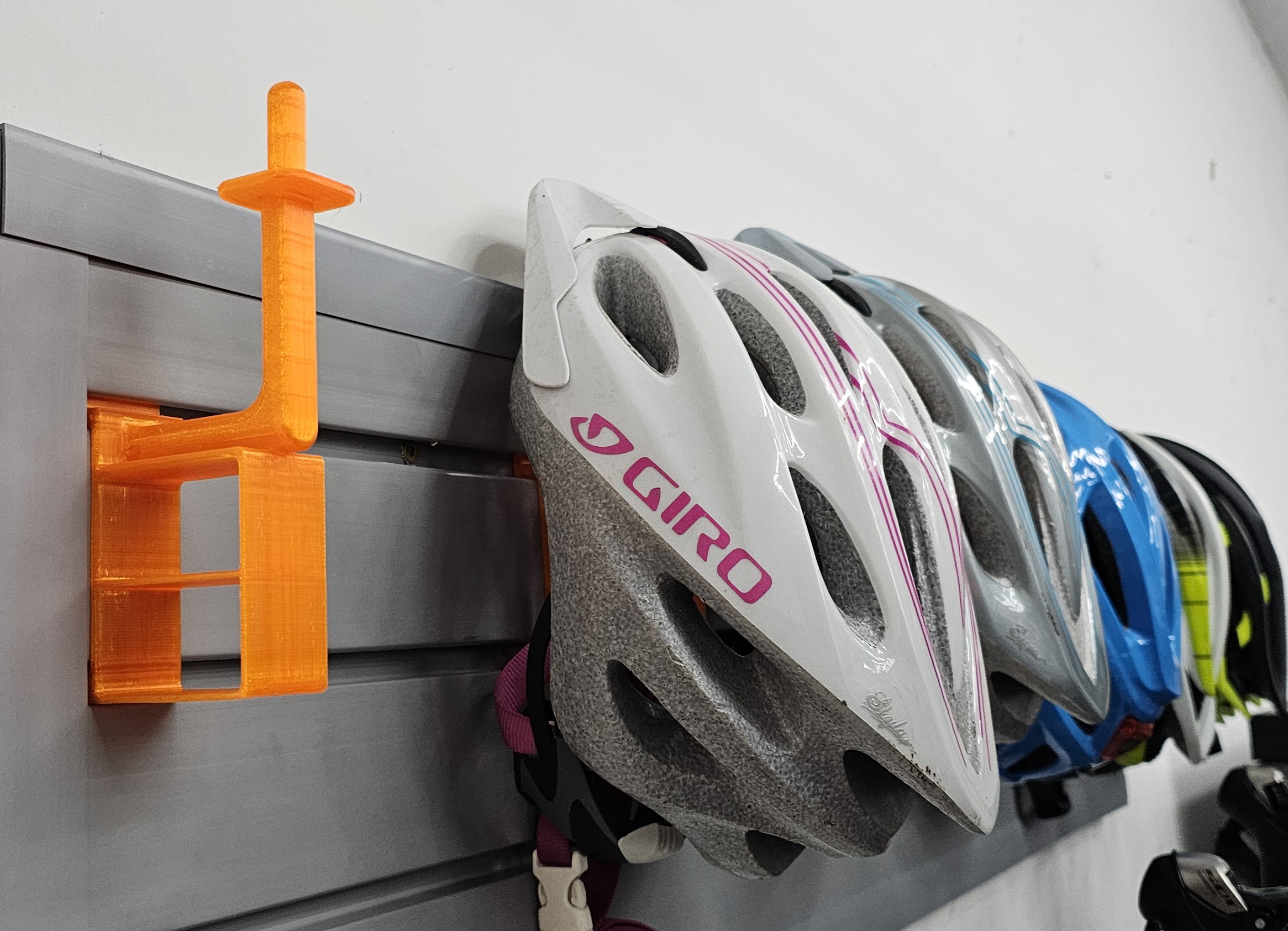 Bicycle Helmet Hanger - Slatwall Post