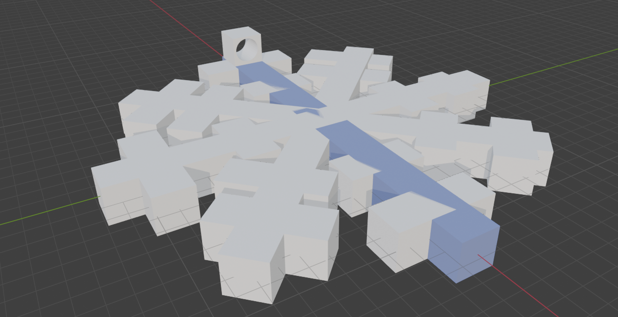 Snowflake tree Ornament