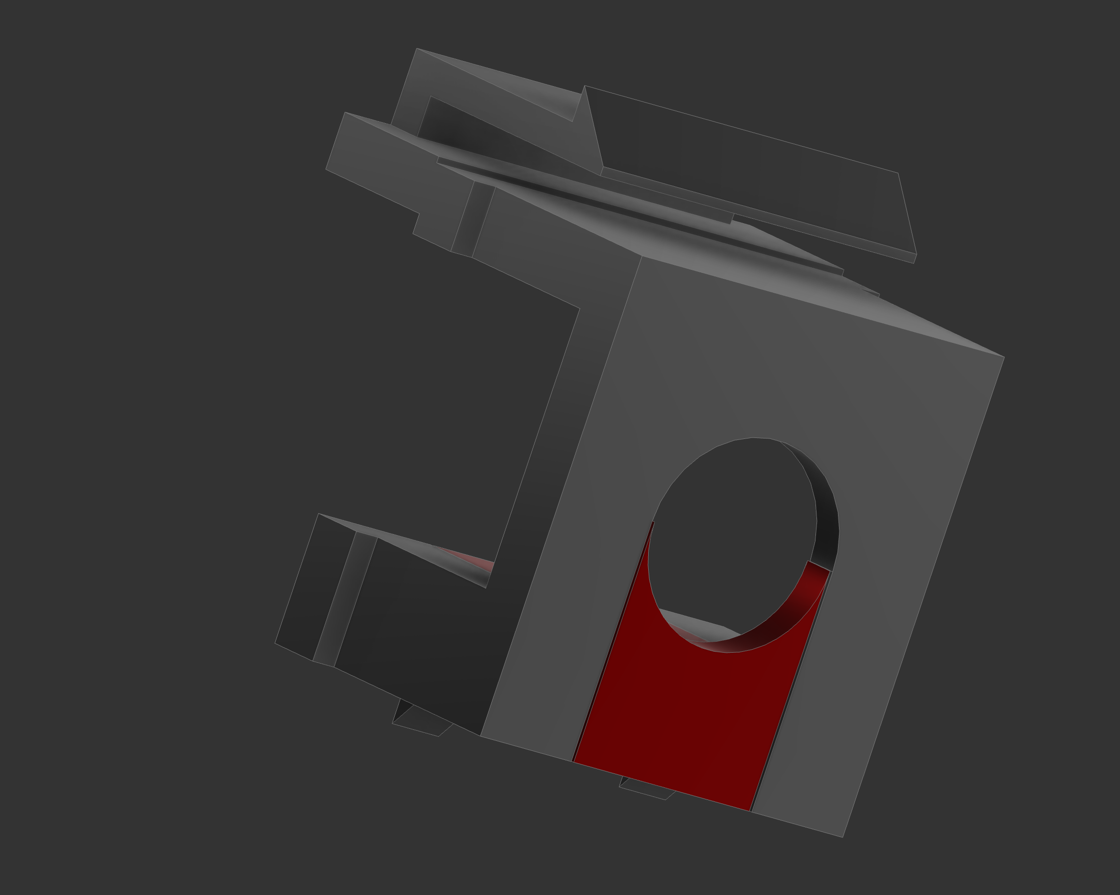 Miniatura 2 do modelo 3D Keystone Blank Insert Pass-Through