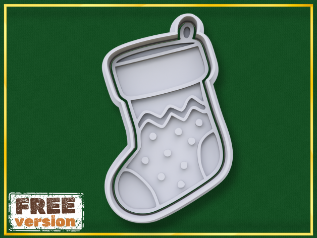 Christmas Stocking Cookie Cutter