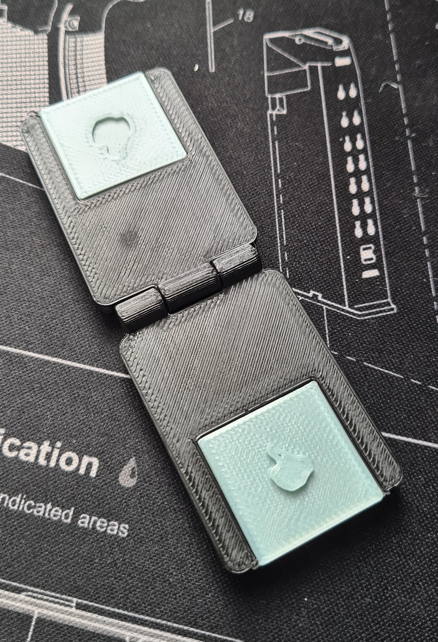 Stamp using customizable shape printing V2 - Tampon par impression de forme V2