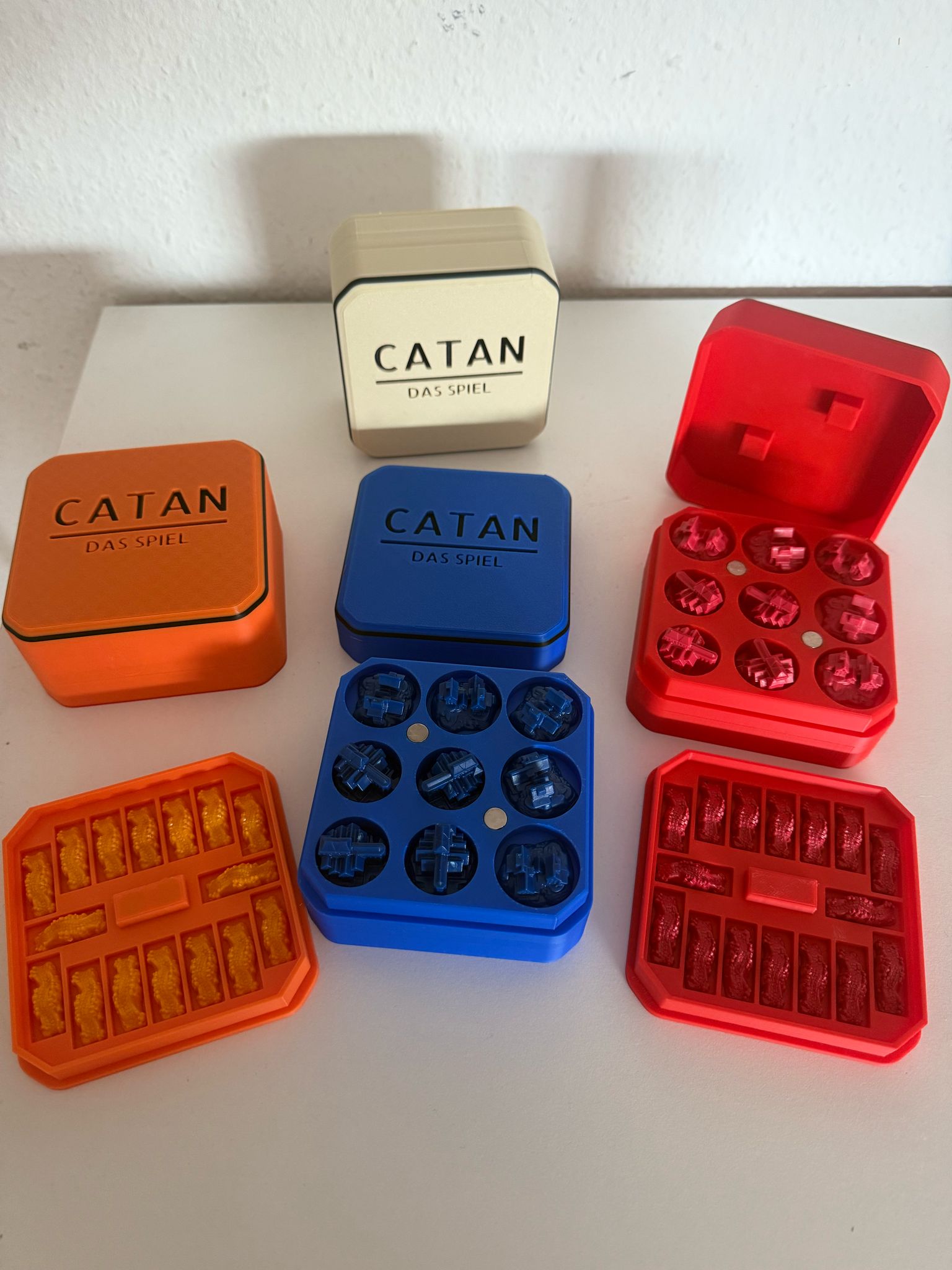 Catan Spielfiguren Box (Plastik Version)