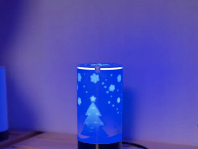 Christmas themed shade for GU10 Lamp base