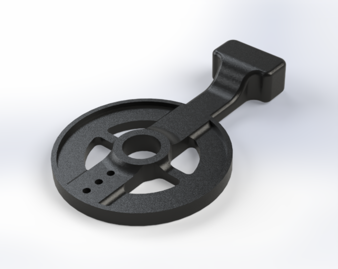 OLEO-MAC LAWNMOWER THROTTLE LEVER 66070341AR