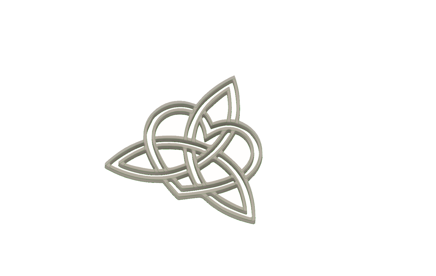 Miniatura 3 do modelo 3D Celtic Heart Button