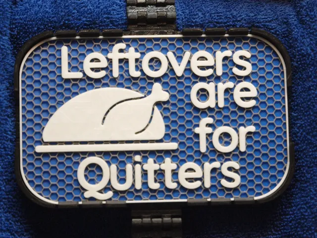 Leftovers are for Quitters sign