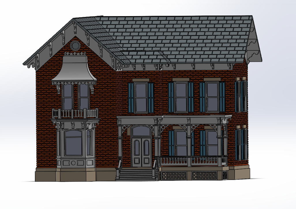 HO Scale Victorian House — thumbnail 2