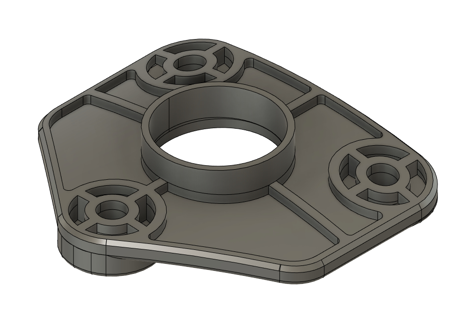 Pearl Export Inner Tom Drum, Tom Mount Support Plate
