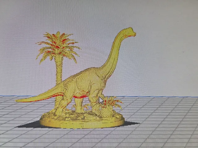 Brachiosaurus statue