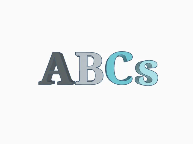 letters of alphabet